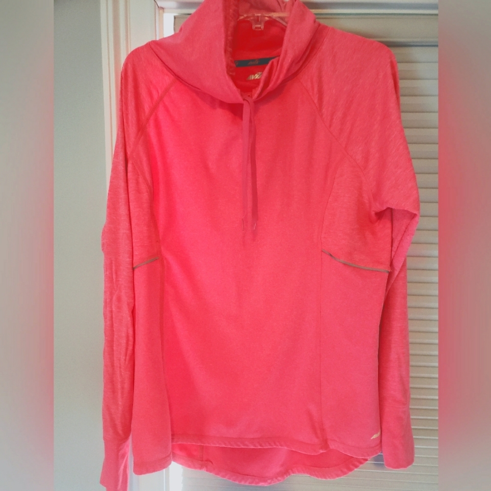 Pink athletic sweater with turtleneck xl